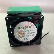 AC Cooling Fan 220V 80X80X25 mm Video Fan Cooling Fan