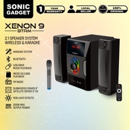 Vinnfier VF Xenon 9 BTRM 2.1 Speaker 200W Max Bluetoorh Karaoke Speaker Subwoofer Micro SD Card USB 