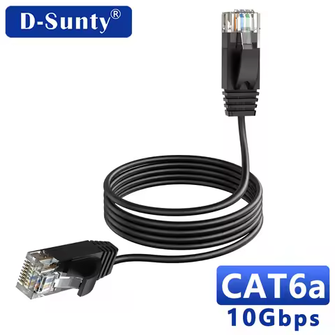 CAT6A Ethernet Cable Ultra Thin Lan Cable UTP RJ 45 Internet Network Cable Patch Cord for Modem Rout