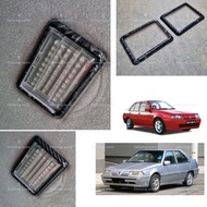 proton iswara / saga  satria car reading light frame garnish carbon fiber accessories skhongauto