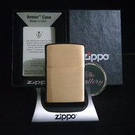 168 ZIPPO ARMOR BRUSHED BRASS - GHOSTSTORE7