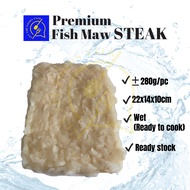 [+-280g] Premium Fish Maw Steak (non-fry) 非油炸優質花膠排 (READY COOK)