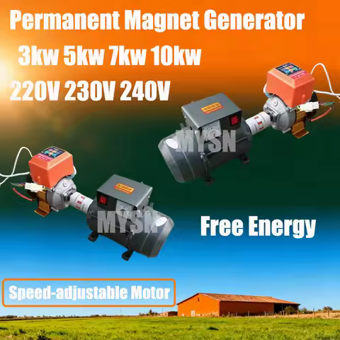 7KW 5KW Free Energy Permanent Magnet Generator 10KW Brushless Generator 220V Alternator With Variabl