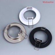 {Miobayline} LED Downlights Frame Round Fixture Adjustable Downlight Led Holders Cutout For GU10 Bul
