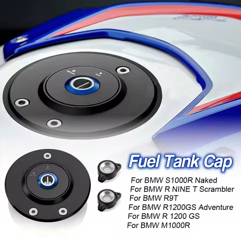 2010-2024 For BMW S1000RR HP4 Fuel Cap Key Motorcycle Accessories Gas Front Tank Cover M1000R M1000R