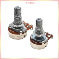 Yoo 5Pcs 25K A B Guitar Amp Potentiometer Guitar Volumes Tone Pots Easy to Install