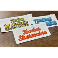 Personalized Teacher's Pencil Pouch - Customized Pouch - Teacher's Day Gift Idea