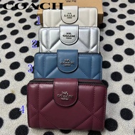 coach New wallet women Chinese wallet multi carb Ringer coin bag is in stock CM977