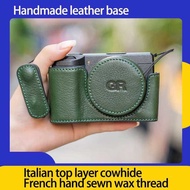 Tt Para Kay Ricoh Gr3x Handmade Protective Gr3 Half Wrist Strap Lens Cover Grip - Leather Case