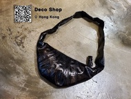 Lemaire black coated croissant small bag 黑色 亮面 牛角包 小號