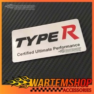 STAINLESS CAR EMBLEM TYPE R