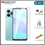 Realme C51 Nfc Tempered Glass Package Anti-Scratch Clear Screen Glass - Realme C51 Nfc Tempered Glas