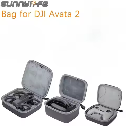 For DJI Avata 2 Storage Bag Goggles 3 RC Motion 3 Case Box for DJI FPV Remote Controller 3 Case Bag 
