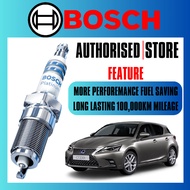 BOSCH DOUBLE PLATINUM SPARK PLUG VR7SPP33 for LEXUS CT200H 2011 MADE IN GERMANY
