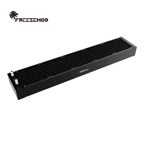 FREEZEMOD Server 2U water cooling radiator 5 fan slots pagoda aluminum row thickened 8CM,SR-LP32-400