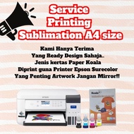 Service Print Paper Sublimation Paper A4 Size