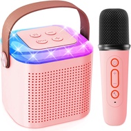 Mini Karaoke Machine for Kids, 4-12 Years Old Girls Christmas Birthday Gift, Funny Karaoke Microphon