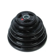 15KG Olympic Weight Plate 5cm Tri Grip Rubber Coated Disc Dumbbell Barbell Kettlebell Weightlifting 