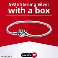 【Duty-Free Selection】Pandora Pure S925 Silver Latest Collection -Pandora Moments Family Tree Heart C