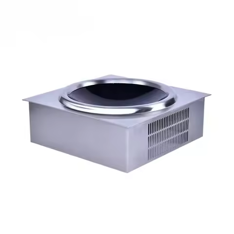 Touch screen stove 1 burner wok hob built in induction cooker