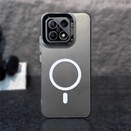 Casing For Honor 200 Smart X7C 5G ALT-NX1 4G Colorful Anti-Fingerprint IMD Cover With Magnetic Stick