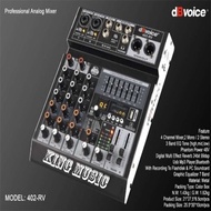 Mixer dB Voice 402 RV Original 4 Channel dBvoice 402RV