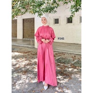 [YUMEKO][READYSTOCK MALAYSIA] ABAYA NEELOFA / ABAYA DRESS SATIN METALLIC / JUBAH DRESS MUSLIM FASHIO