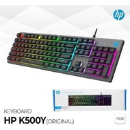 HP K500Y Gaming Keyboard - RGB Membrane (Rubber Dump) Keyboard