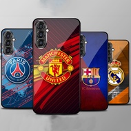 Samsung Galaxy A73 5G, A8(2018), A80, A9, A90 Case - Luxurious, colorful MU, Real, Barca Club Collec