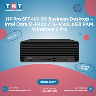 HP Pro SFF 400 G9 Business Desktop – Intel Core i3-14100 / i5-14500, 8GB RAM, Windows 11 Pro