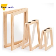 3 Pieces Paper Making Wooden Paper Making Mould Papermaking Screen Kit 3 Size Frame for DIY  (A7, A6