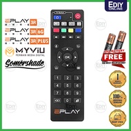 【FREE BATTERY AAA X2】 ORIGINAL EPLAY REMOTE CONTROL FOR 3R / EPLAY 3R PLUS / 3R6G / MYVIU / SOMERSHA