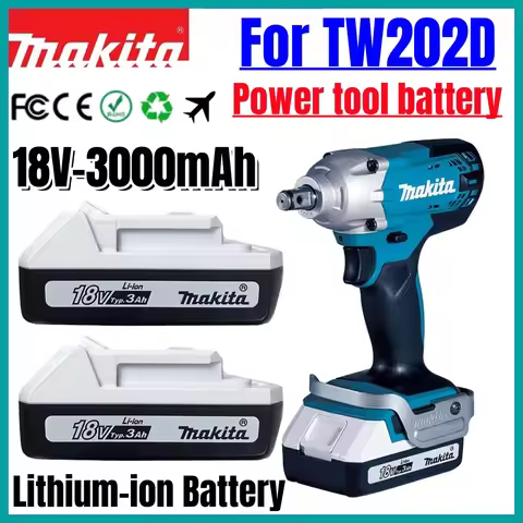 Genuine 3AH 18V makita MAk TW202D BL1811G BL1815G BL1813G BL1820G BL1813G BL1825G 195608-4 CL183D DF