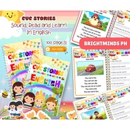 CVC STORIES ENGLISH/ TAGALOG MAIKLING KWENTO WORKBOOK ACTIVITY