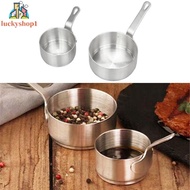 Mini Milk Pan, Small Stainless Steel Saucepan, Non Stick Kitchen Cookware Kitchen Appliances, Silver, 50ml 100ml to Choose