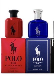 Polo Ralph Lauren 紅色馬球/藍色馬球男性淡香水 15ML