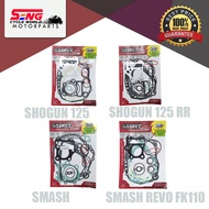 SUZUKI SHOGUN 125, SHOGUN RR, SMASH, SMASH REVO COMPLETE ENGINE GASKET SET UP