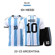 Miễn phí tùy chỉnh của tên và số World Cup Messi áo nịt bóng đá Argentina đội tuyển quốc gia nhà Jer