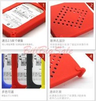 (2.5吋硬碟保護套 軟矽膠) IDE/SATA 2.5”機械硬碟 裸族專用果凍套 保護盒 防滑 防靜電 防震防塵防磨ㄎ