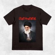 MEN'S DISTRO T-SHIRT, IRAN AYTOLLAH ALI KHAMENEI FIGURE T Shirt Lelaki Baju T Shirt Lelaki