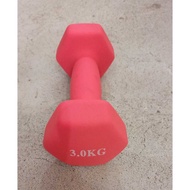 Vinyl Dumbbell Weight 3 Kg