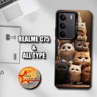 HP S8-Case hybrid IMD REALME C75 - cat motif - Realme c75 casing - casing - casing - casing - cellph
