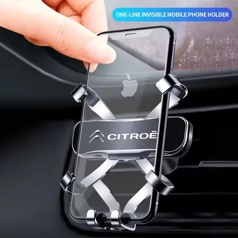 Smart Sensor Auto Clamp Car Vents Mobile Phone Holder Rotation For Citroen C1 C2 C3 C4 C5 X7 Grand P