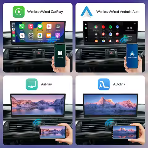 Road Top Multimedia Stereo For Audi A6 C6 C7 A7 2011-2018 Wireless CarPlay GPS Navi Radio Player Blu