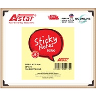 Astar 30300 3”x3” 7.6cmx7.6cm Sticky Notes 100pcs/Pkt