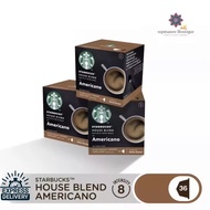 [ส่งเร็วพิเศษ!] STARBUCKS  เนสกาแฟ โดลเช่ กุสโต้ แคปซูลกาแฟ STARBUCKS AMERICANO HOUSEBLEND สตาร์บัคส
