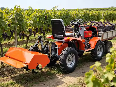 Diesel 2WD 4WD Farm Wheel Tractor, Supports Various Farm Implements & Pot Attachment For Field Plowi