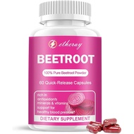 Beet Root Capsule-1300mg Organic Pure Beet Powder Beet Powder60Granule30Daily Supply | Suitable for 