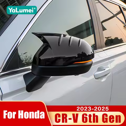 For Honda CR-V CRV 6th Gen 2023 2024 2025 Hybrid Car Side Rearview Mirror Cover Shell Decoration Acc
