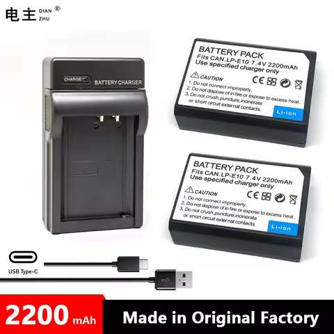 LP-E10 LPE10 LP E10 Battery Charger For Canon EOS 1100D 1200D 1300D 1500D 2000D 3000D 4000D KISS X50